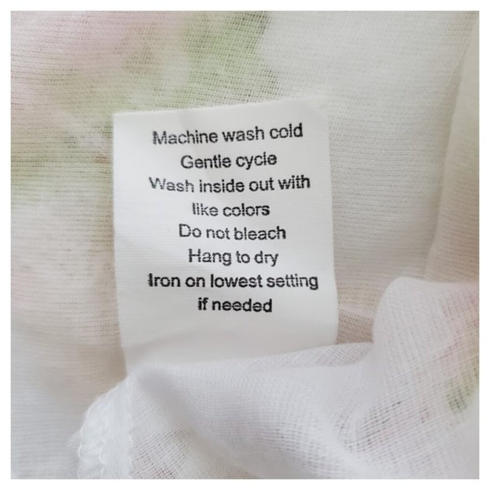Biscotti Baby Lightweight Cotton Cream Pink Floral Dress Lace Trim Slip Size 2T - Picture 9 of 9
